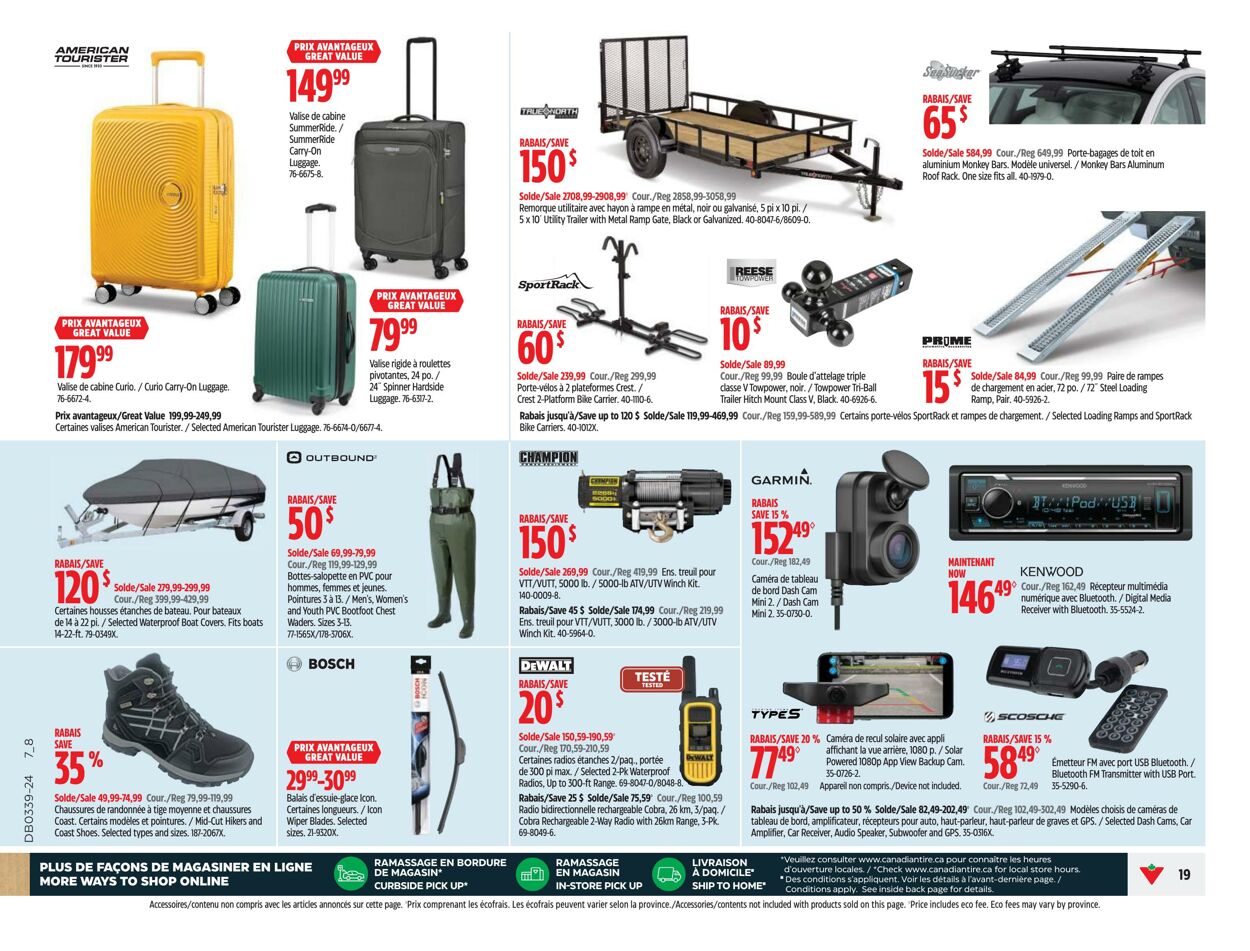 Flyer Canadian Tire 19.09.2024 - 26.09.2024