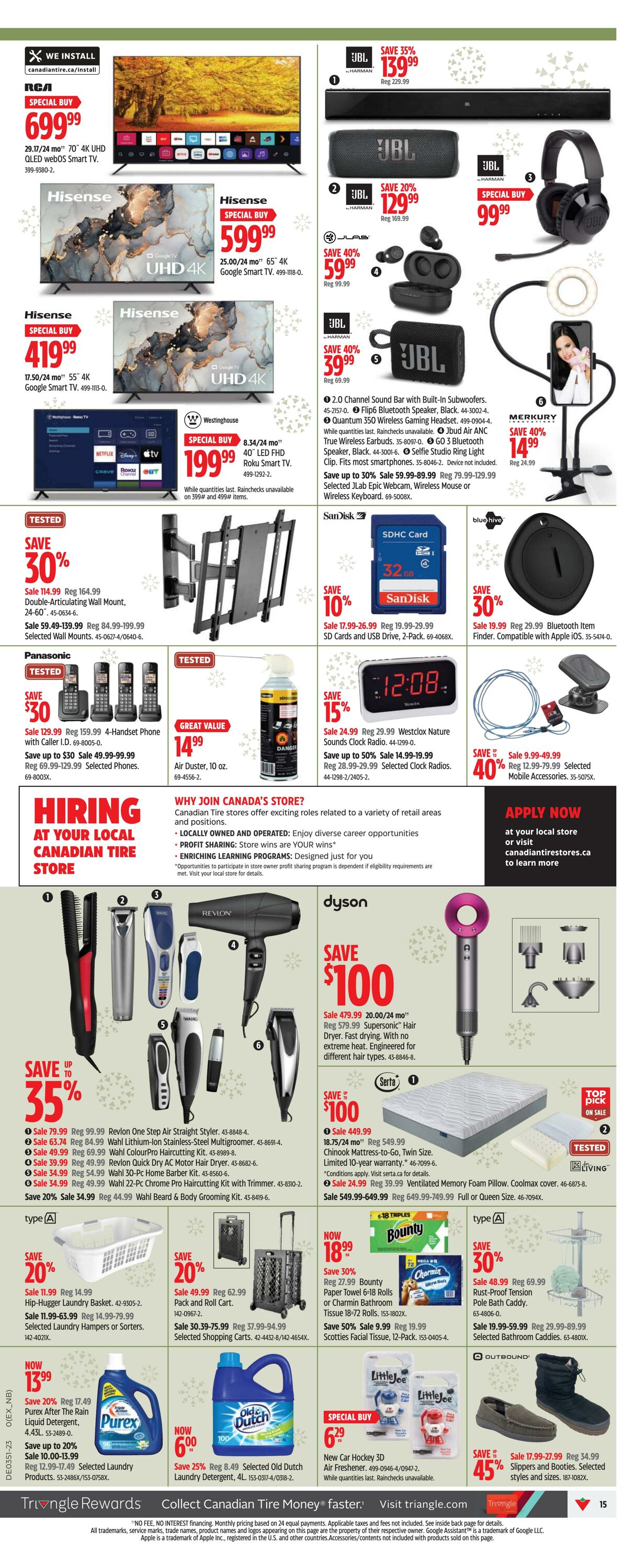 Flyer Canadian Tire 14.12.2023 - 24.12.2023