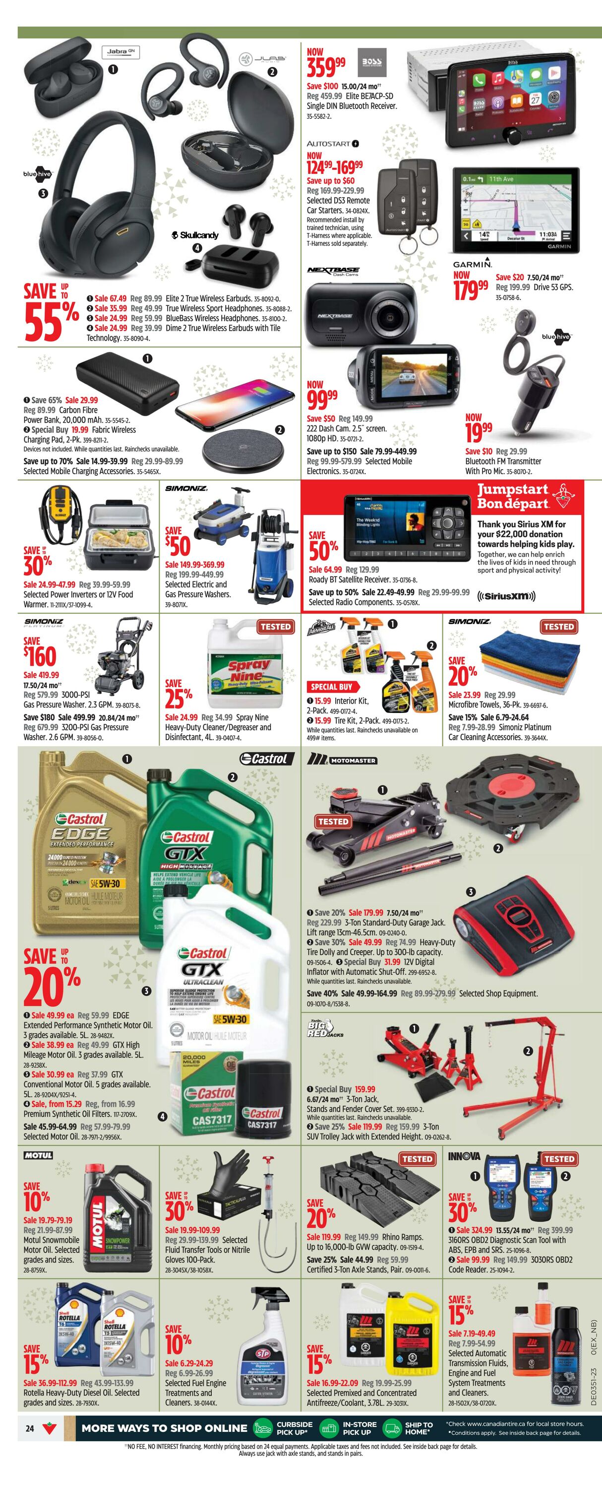 Flyer Canadian Tire 14.12.2023 - 24.12.2023