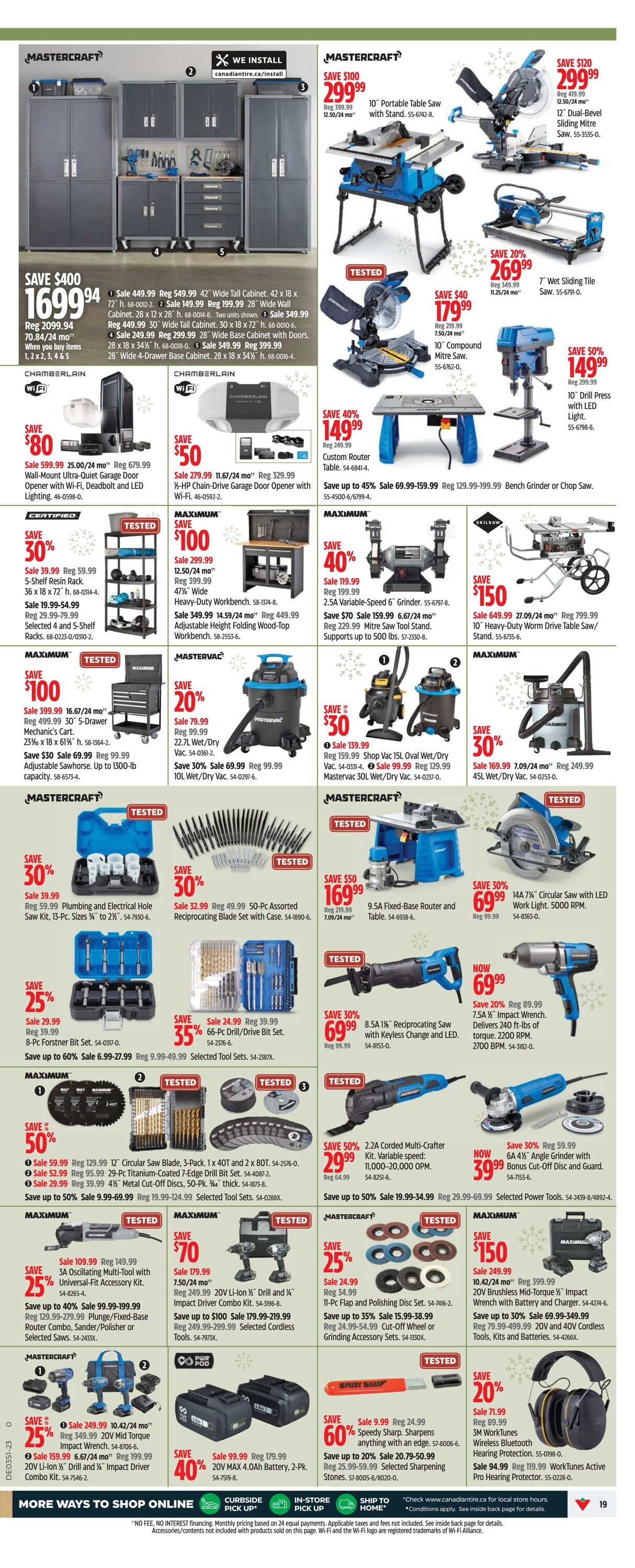 Flyer Canadian Tire 14.12.2023 - 24.12.2023