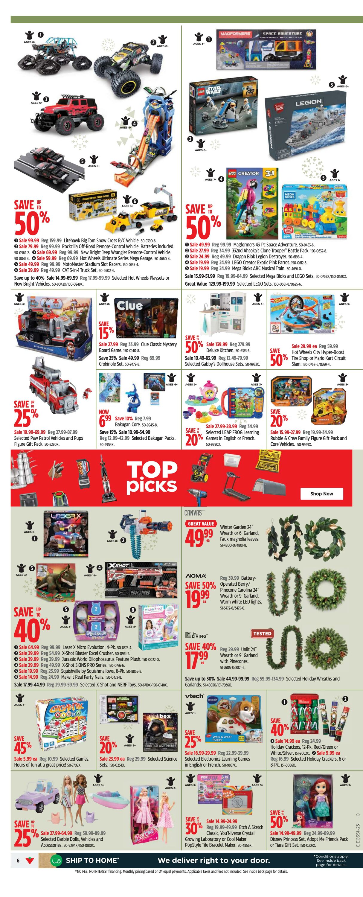 Flyer Canadian Tire 14.12.2023 - 24.12.2023