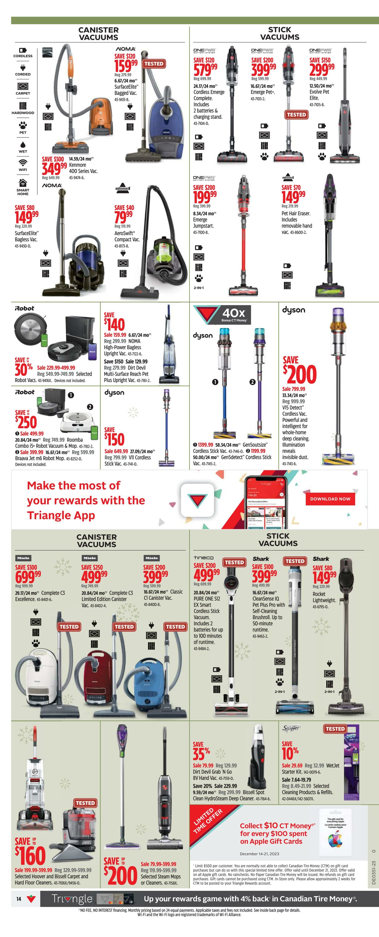 Flyer Canadian Tire 14.12.2023 - 24.12.2023