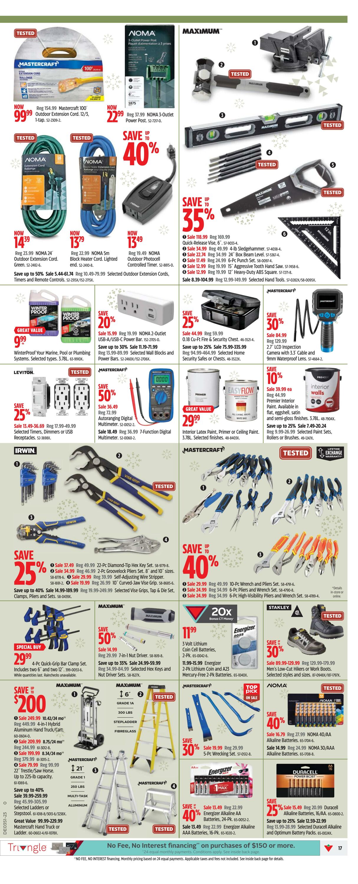 Flyer Canadian Tire 14.12.2023 - 24.12.2023