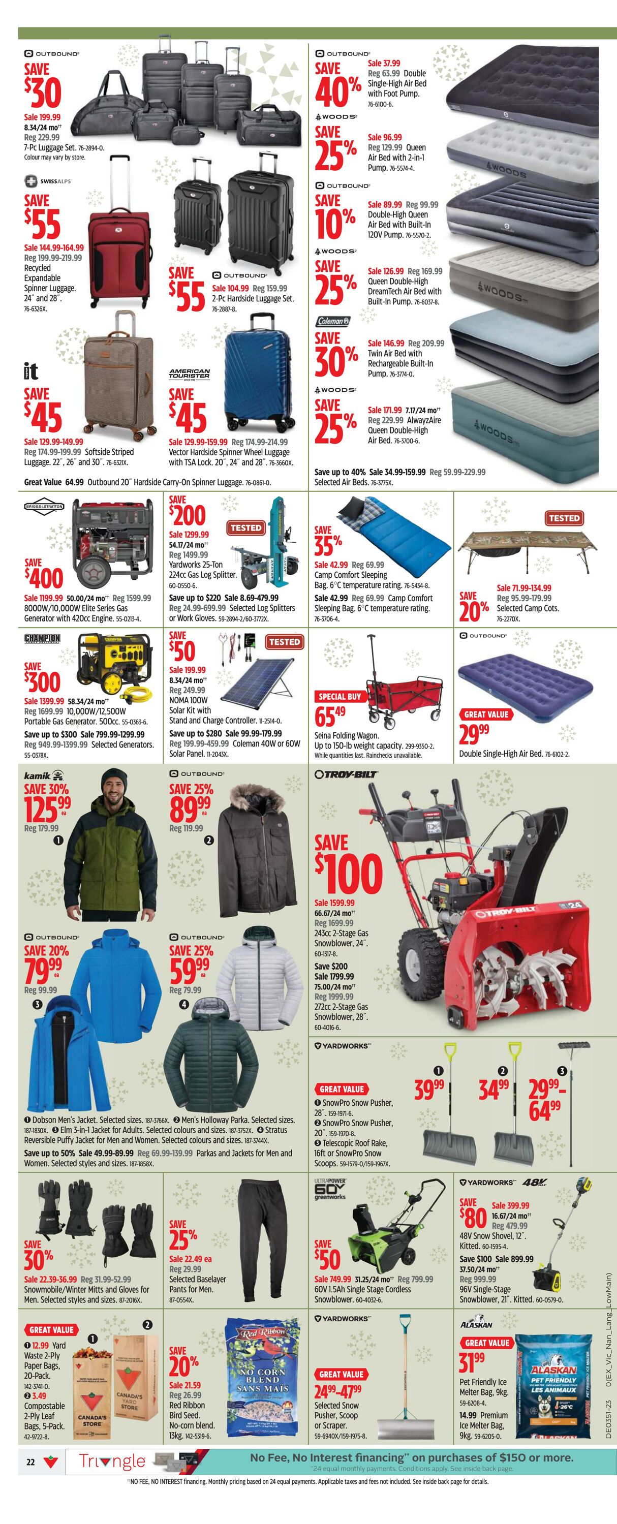 Flyer Canadian Tire 14.12.2023 - 24.12.2023