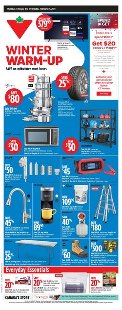 Flyer Canadian Tire 30.11.2023 - 06.12.2023