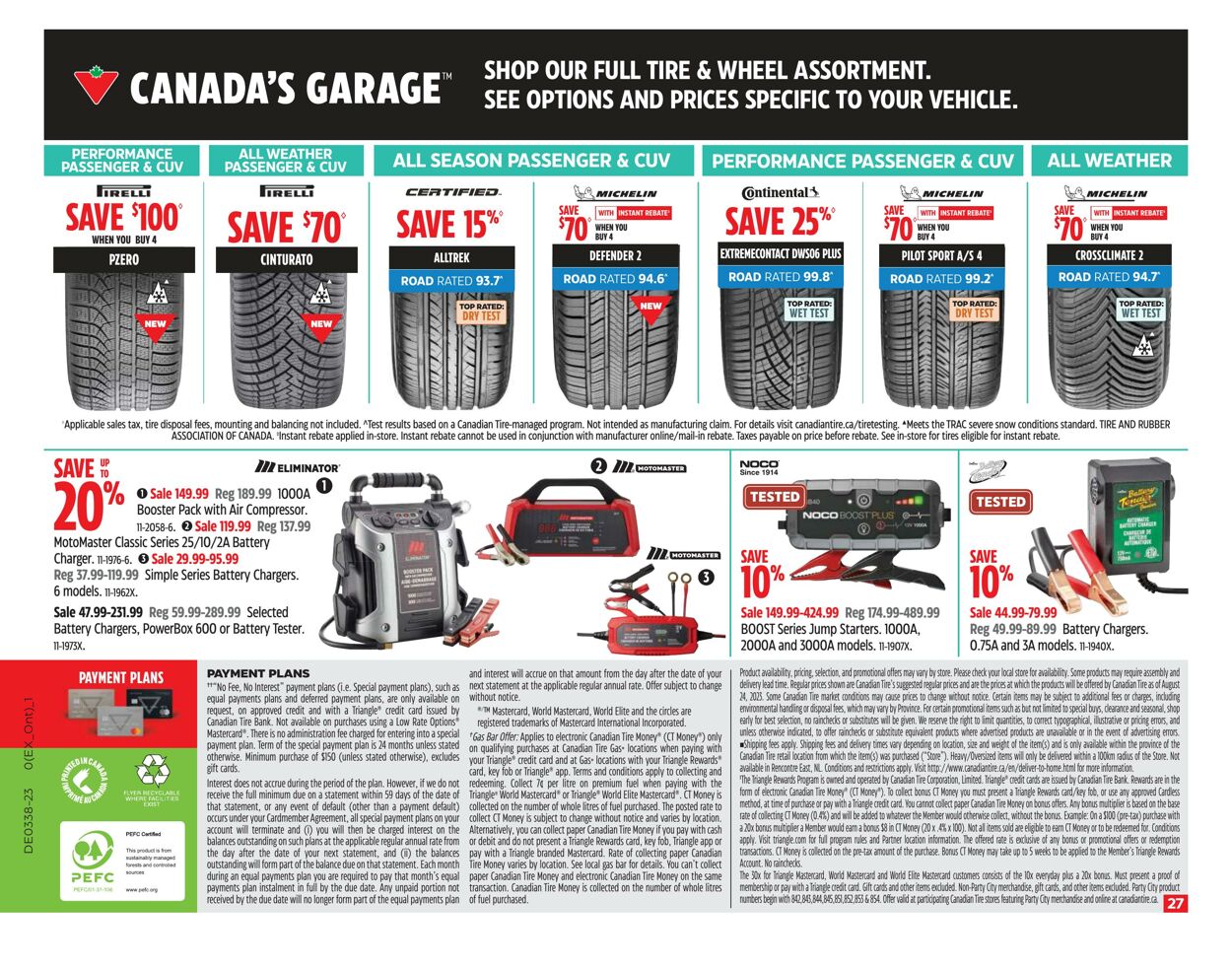 Flyer Canadian Tire 14.09.2023 - 20.09.2023