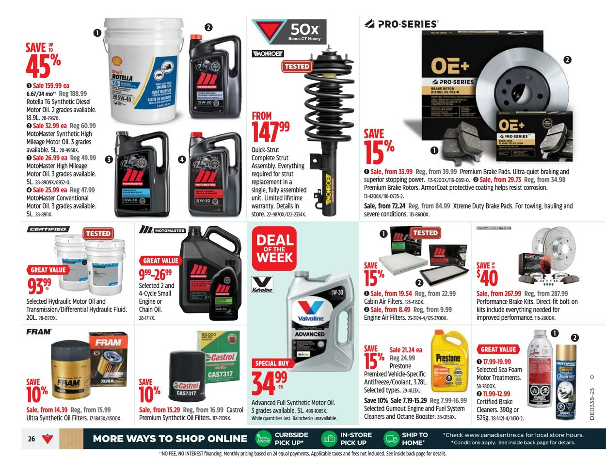 Flyer Canadian Tire 14.09.2023 - 20.09.2023