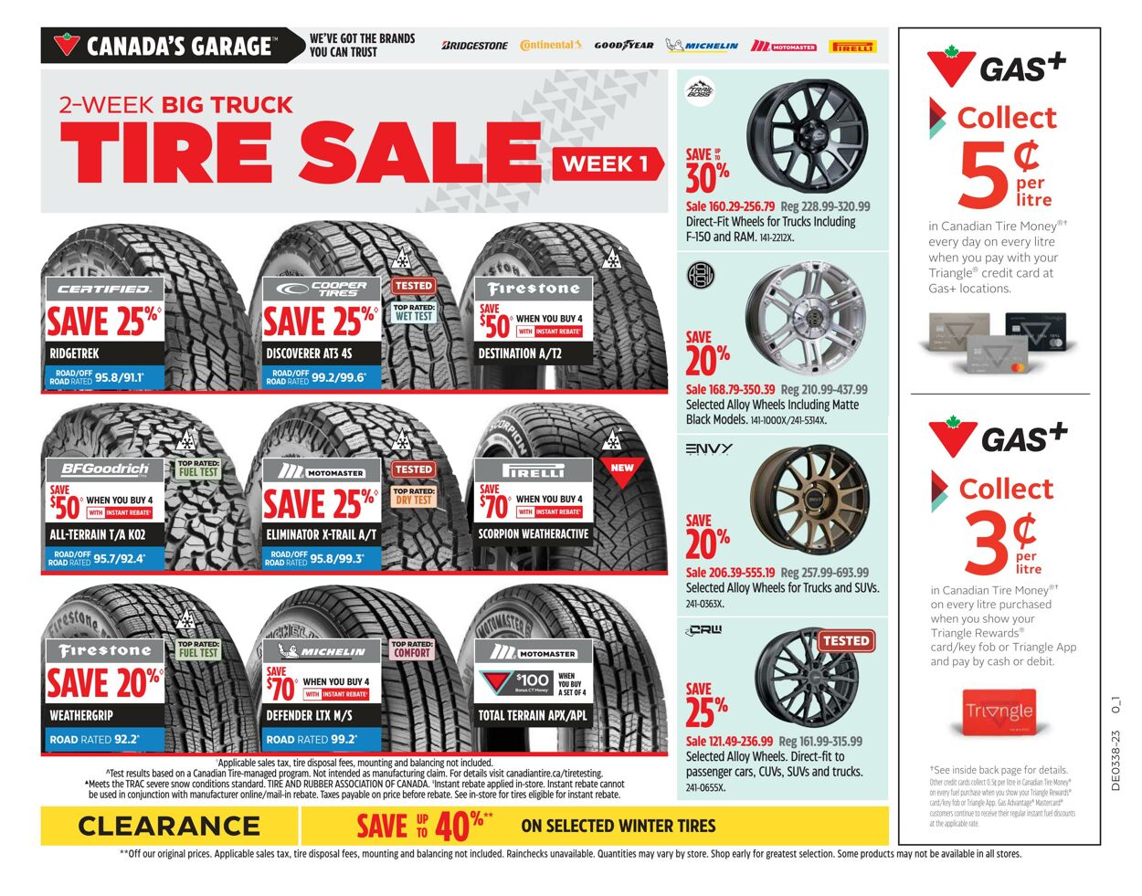 Flyer Canadian Tire 14.09.2023 - 20.09.2023