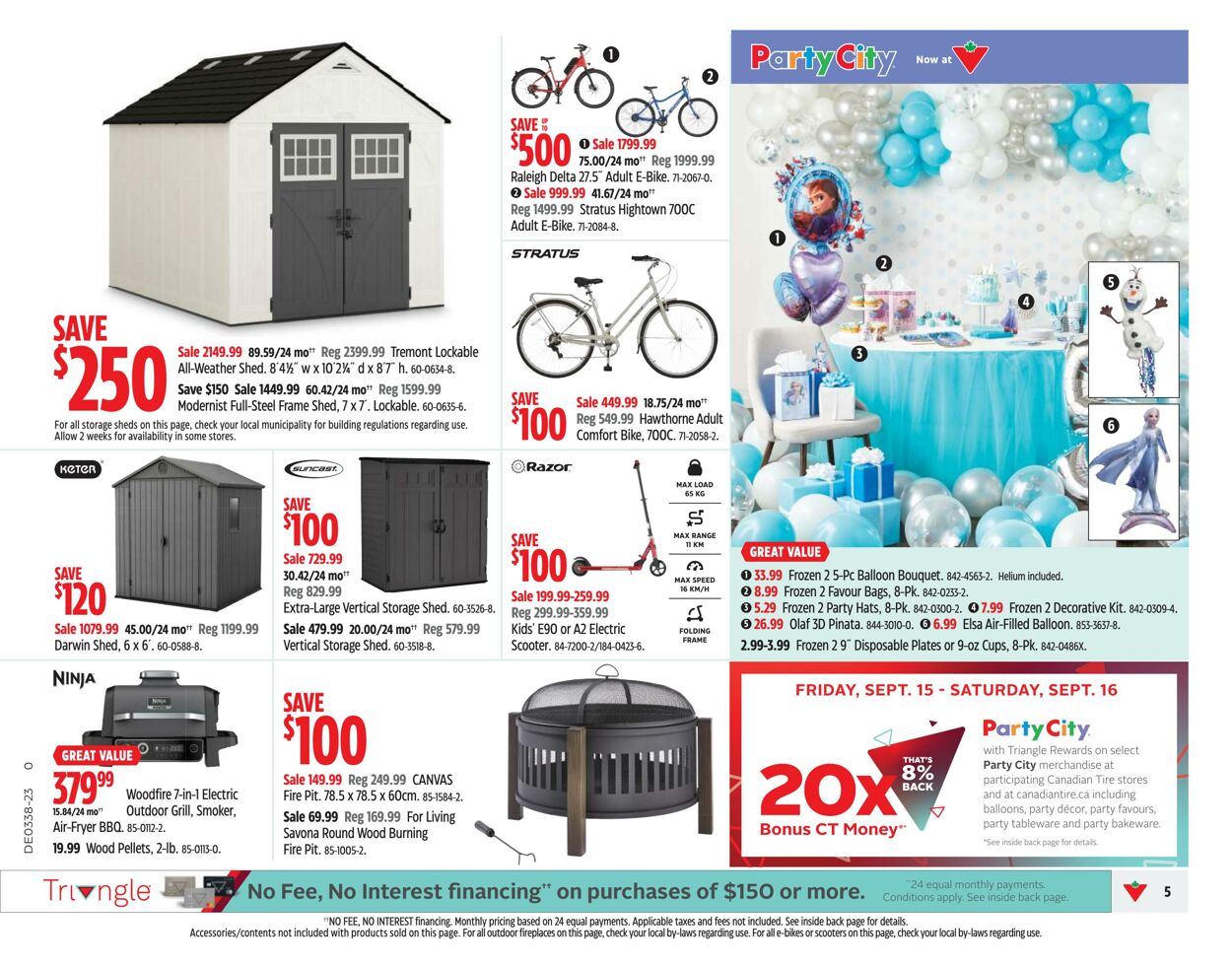 Flyer Canadian Tire 14.09.2023 - 20.09.2023