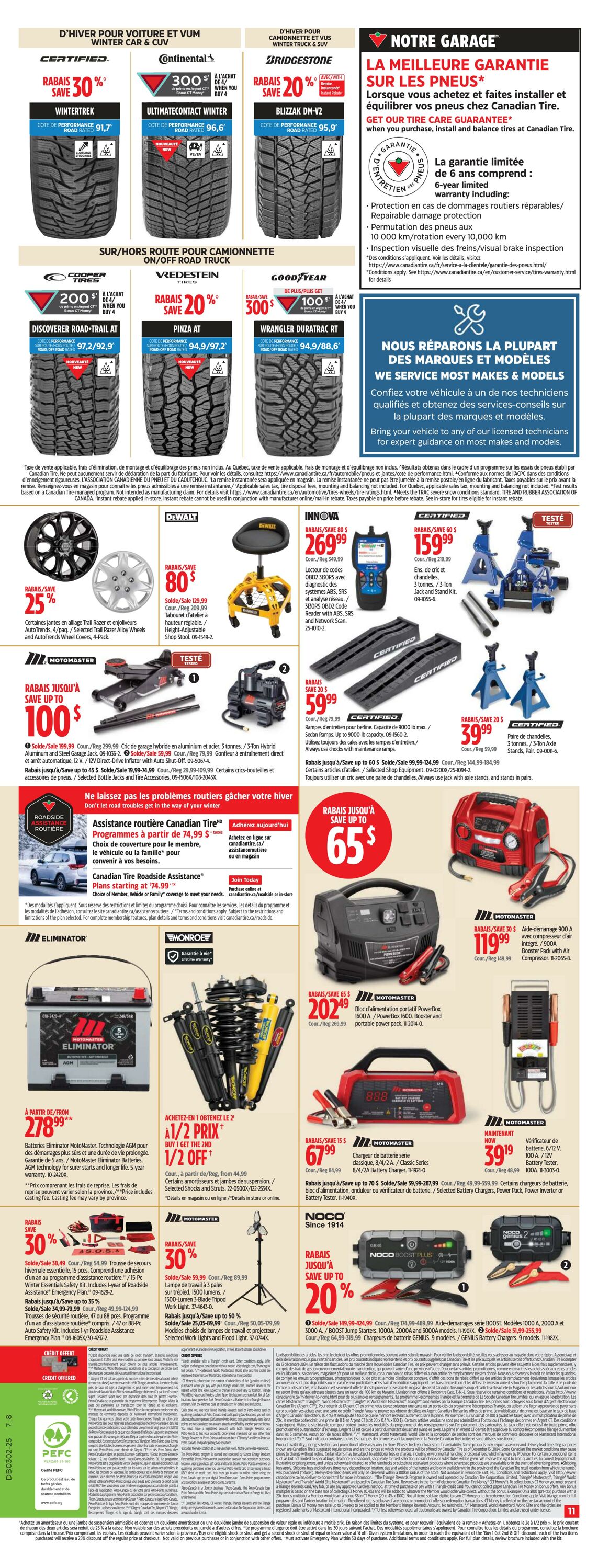 Flyer Canadian Tire 02.01.2025 - 08.01.2025