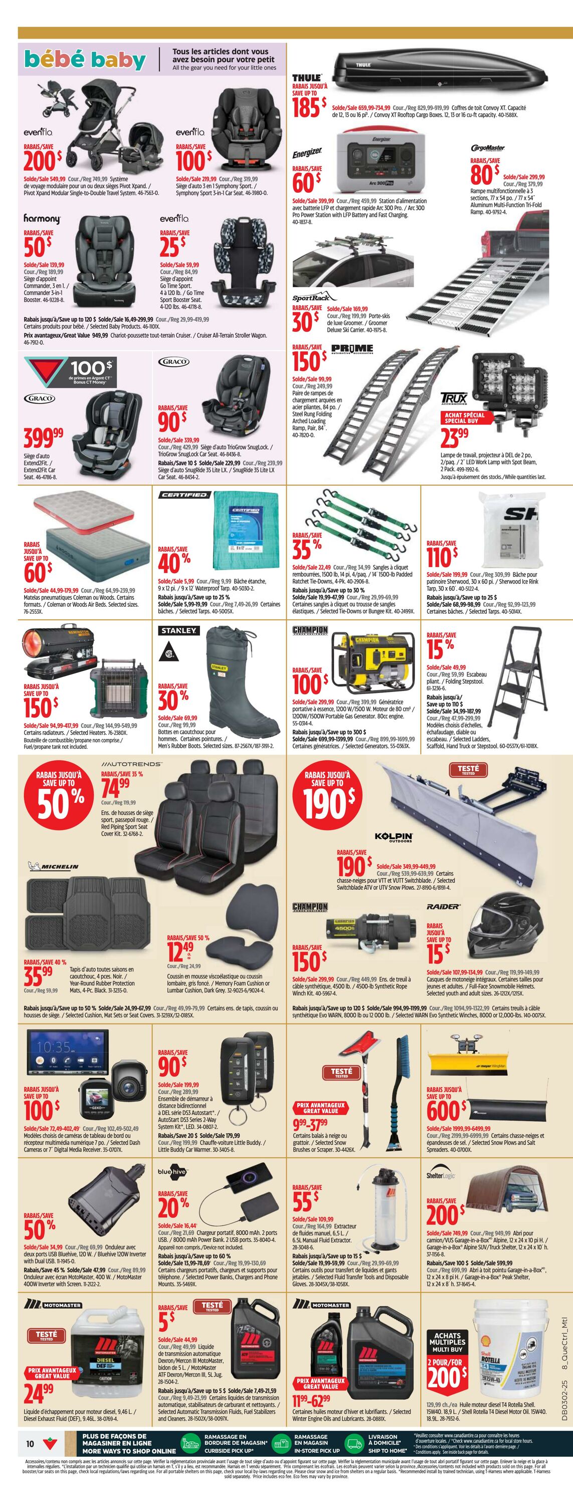 Flyer Canadian Tire 02.01.2025 - 08.01.2025