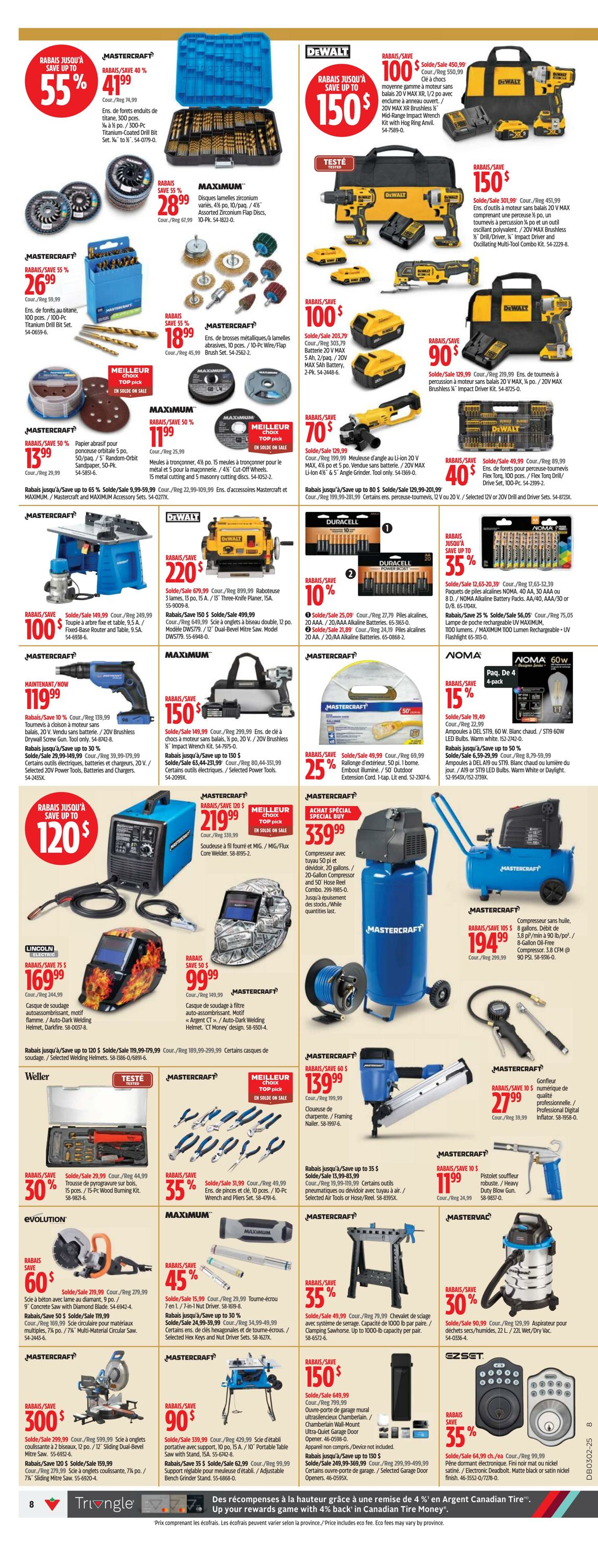 Flyer Canadian Tire 02.01.2025 - 08.01.2025