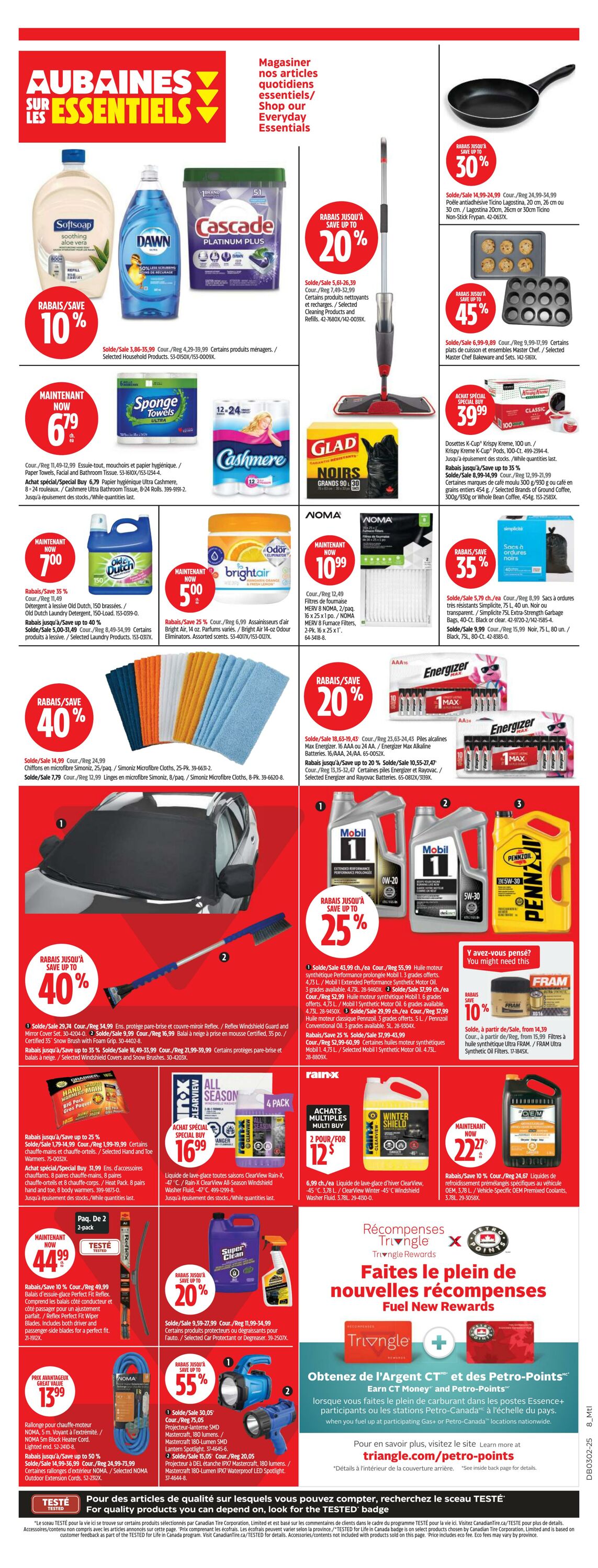 Flyer Canadian Tire 02.01.2025 - 08.01.2025