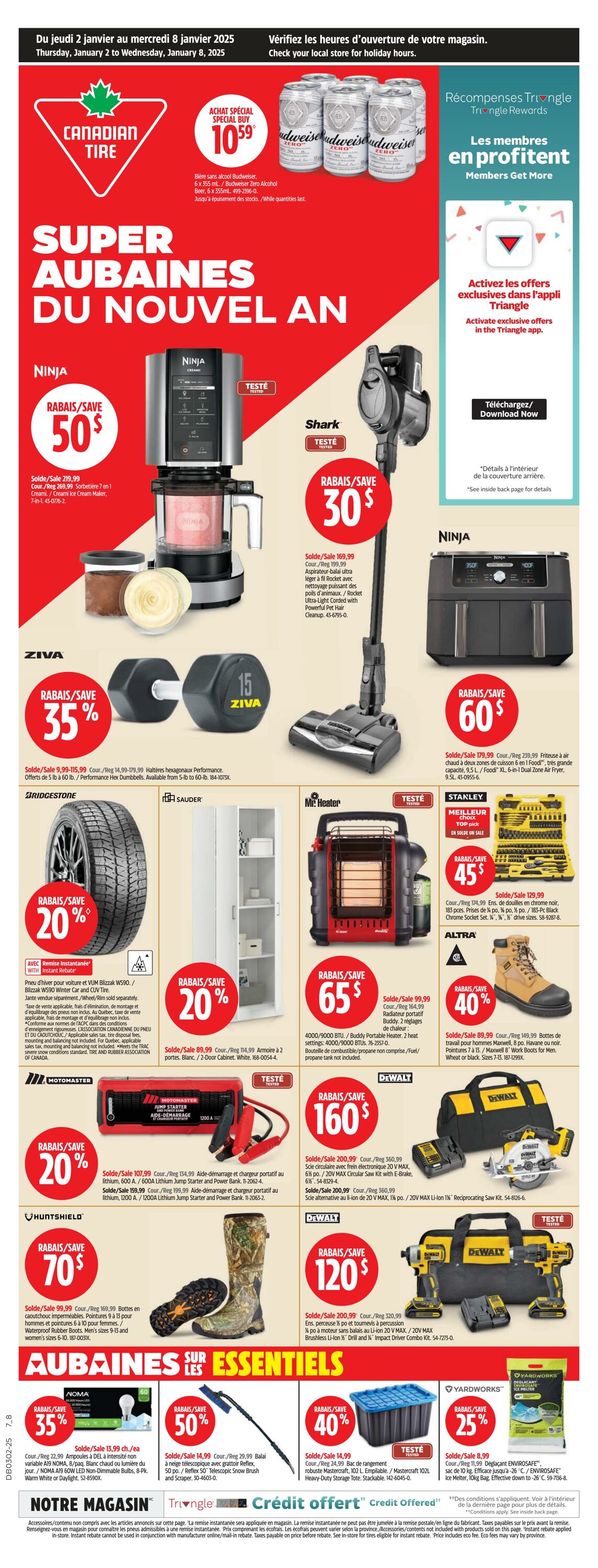 Flyer Canadian Tire - Canadian Tire 2 Jan 2025 - 8 Jan 2025