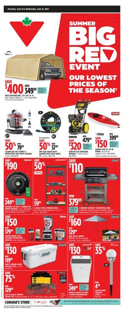 Flyer Canadian Tire 08.06.2023 - 14.06.2023