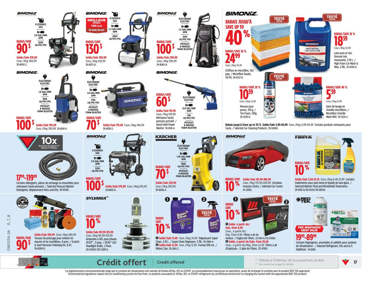 Flyer Canadian Tire 15.08.2024 - 21.08.2024