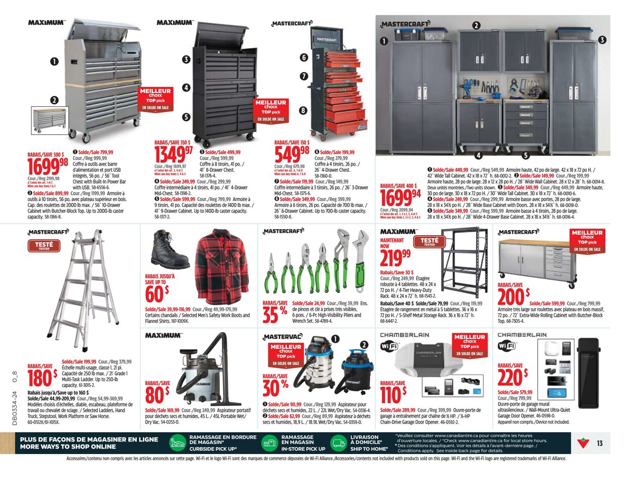 Flyer Canadian Tire 15.08.2024 - 21.08.2024