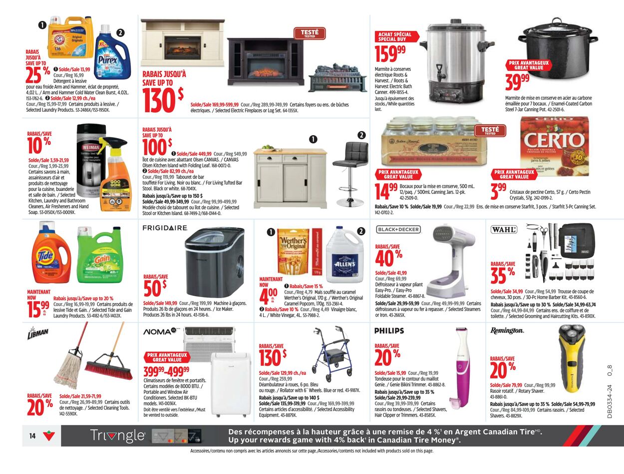 Flyer Canadian Tire 15.08.2024 - 21.08.2024