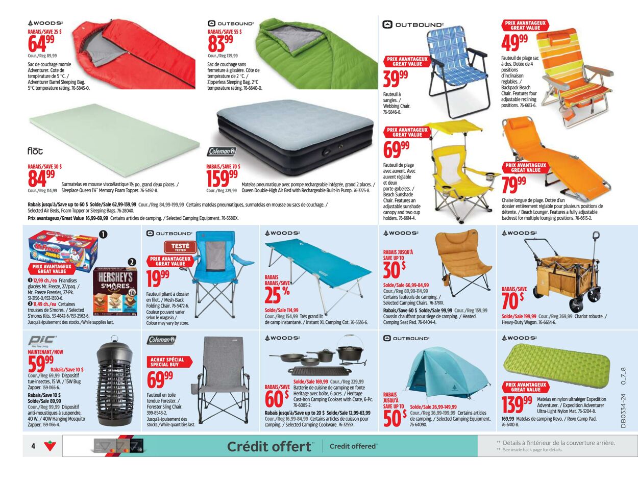 Flyer Canadian Tire 15.08.2024 - 21.08.2024