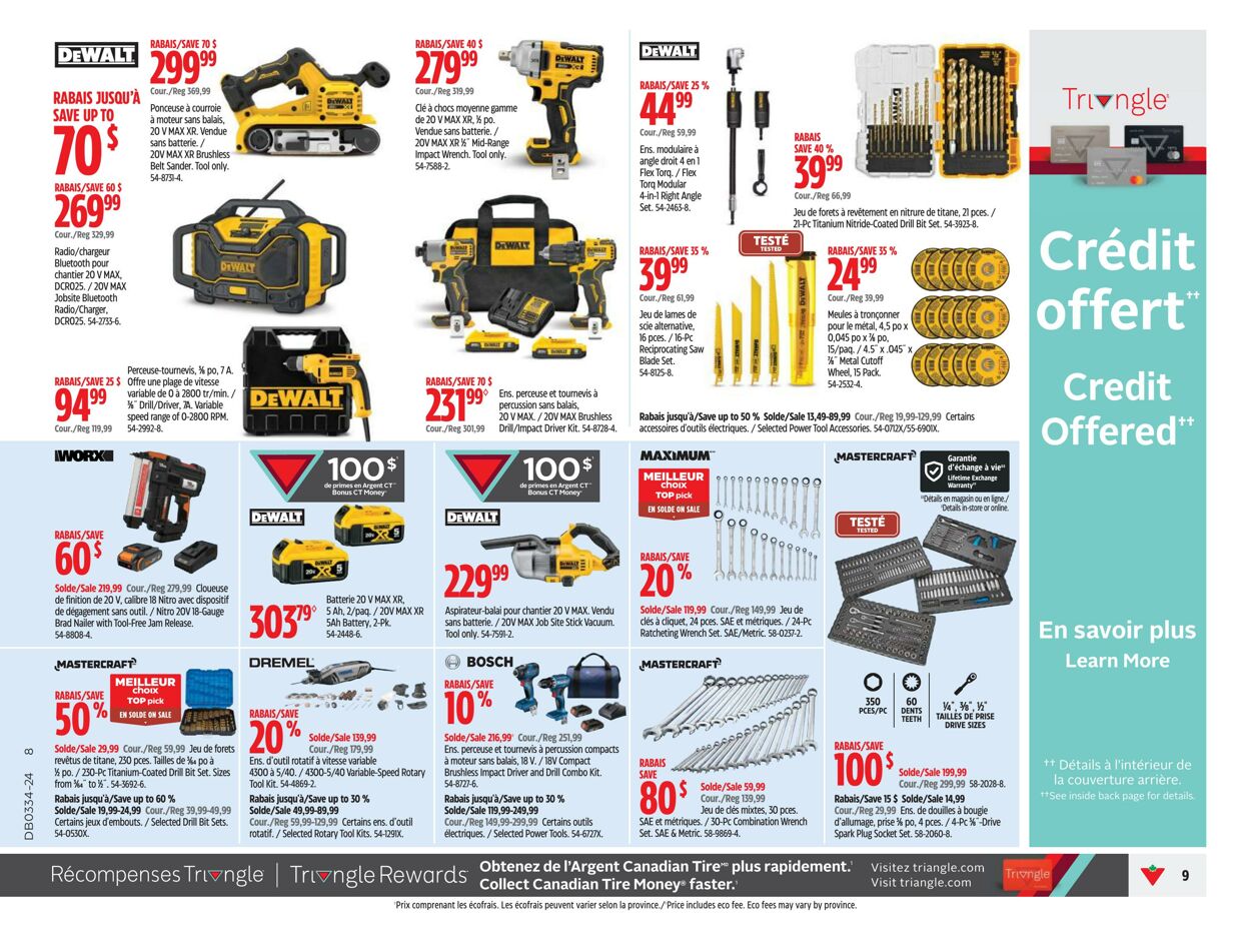 Flyer Canadian Tire 15.08.2024 - 21.08.2024