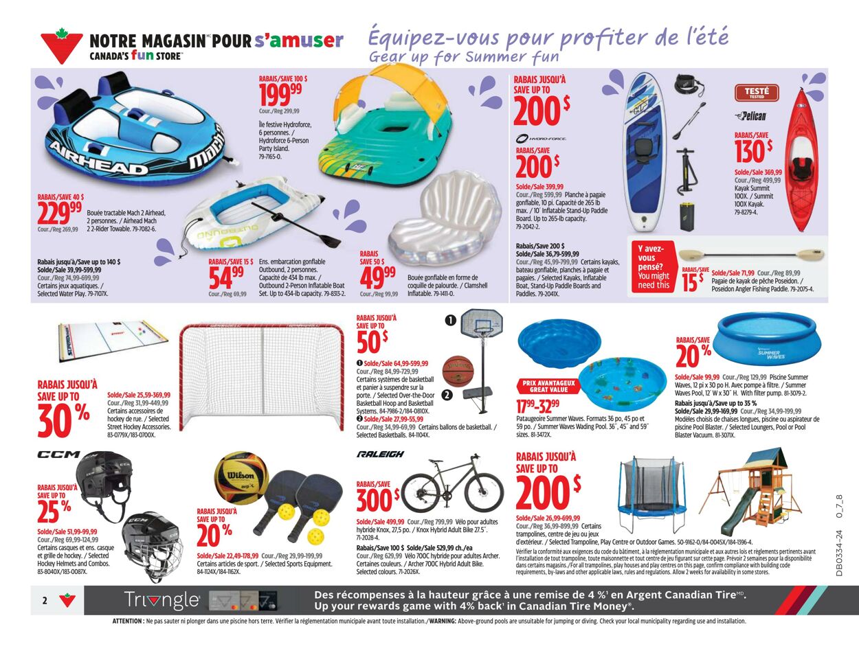 Flyer Canadian Tire 15.08.2024 - 21.08.2024