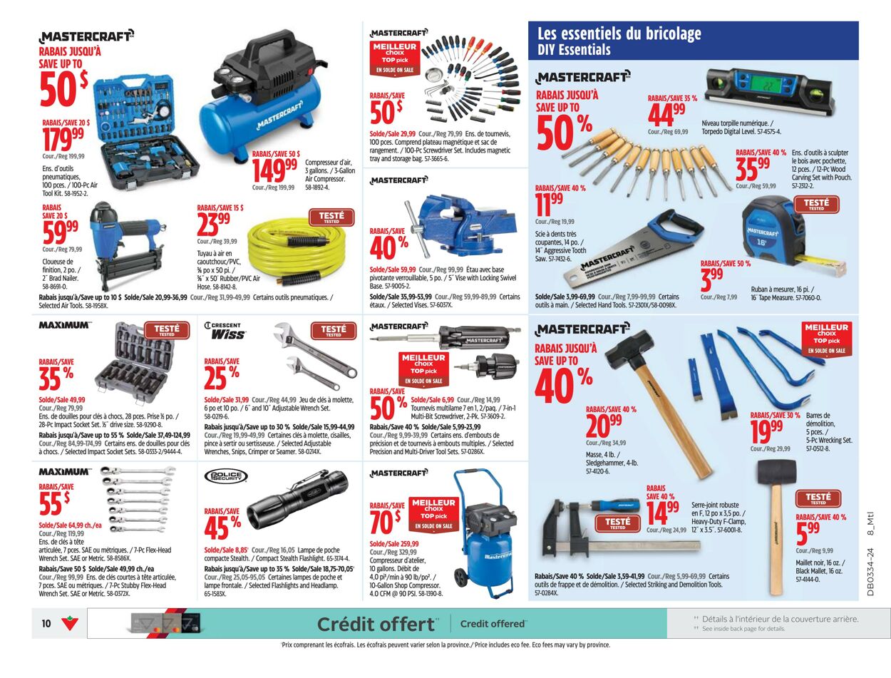 Flyer Canadian Tire 15.08.2024 - 21.08.2024