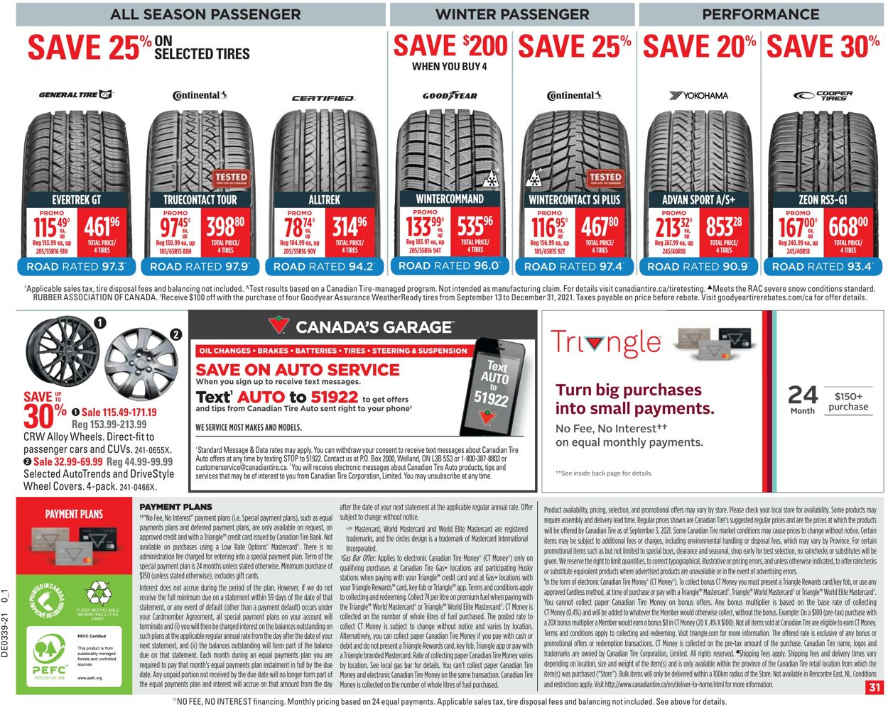 Flyer Canadian Tire 23.09.2021 - 29.09.2021