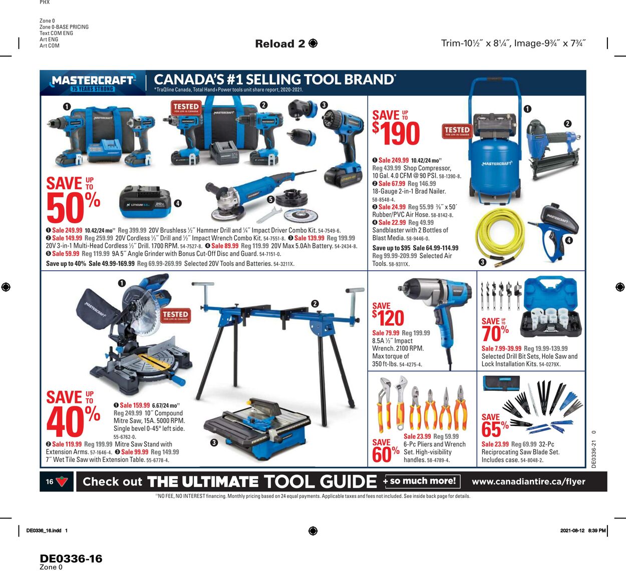 Flyer Canadian Tire 02.09.2021 - 08.09.2021