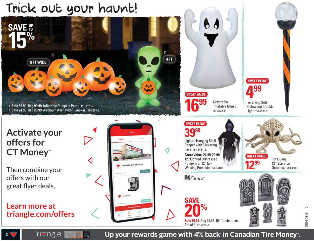 Flyer Canadian Tire 21.10.2021 - 27.10.2021