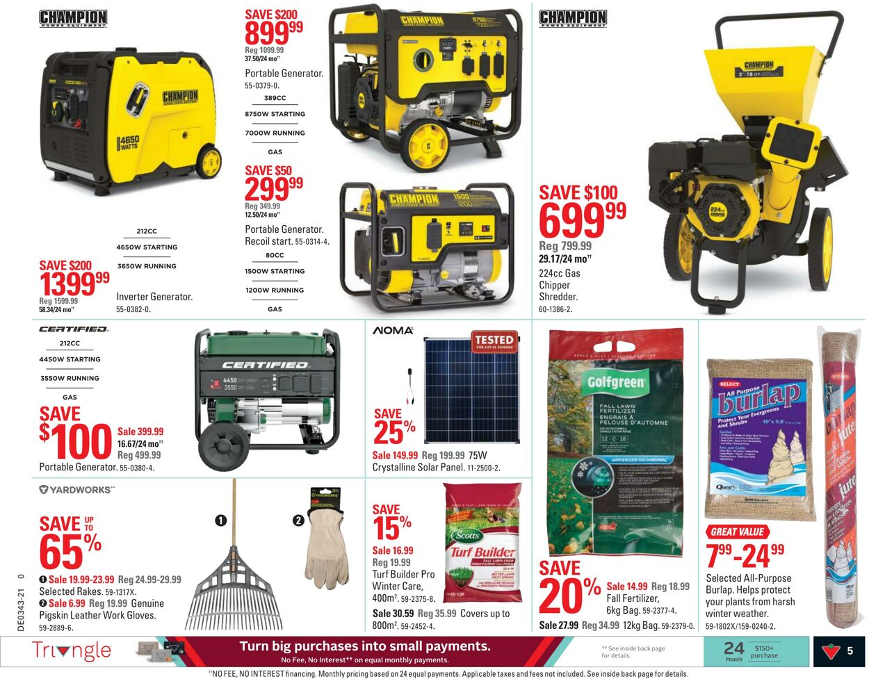 Flyer Canadian Tire 21.10.2021 - 27.10.2021
