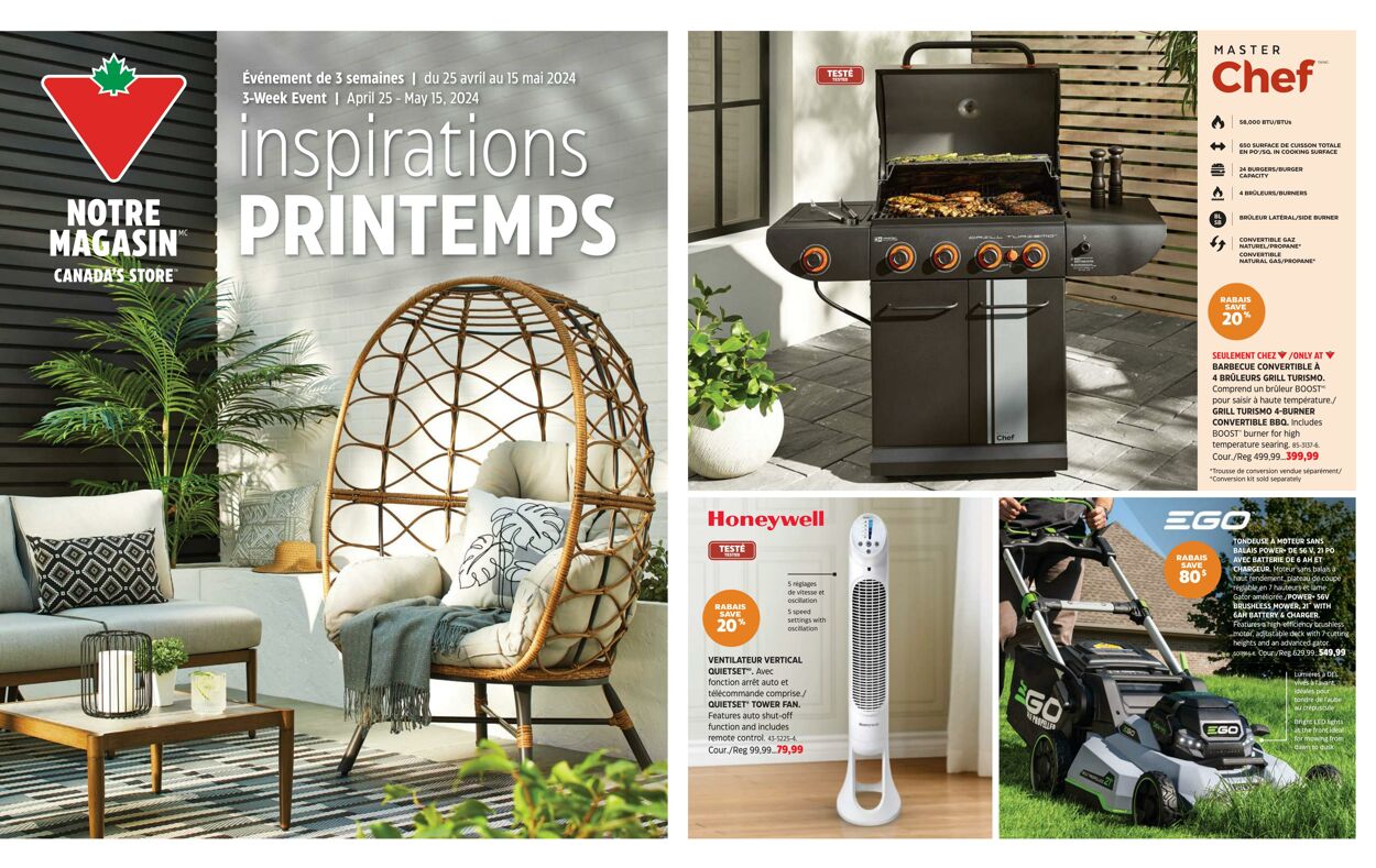 Flyer Canadian Tire - Canadian Tire 25 Apr 2024 - 15 May 2024