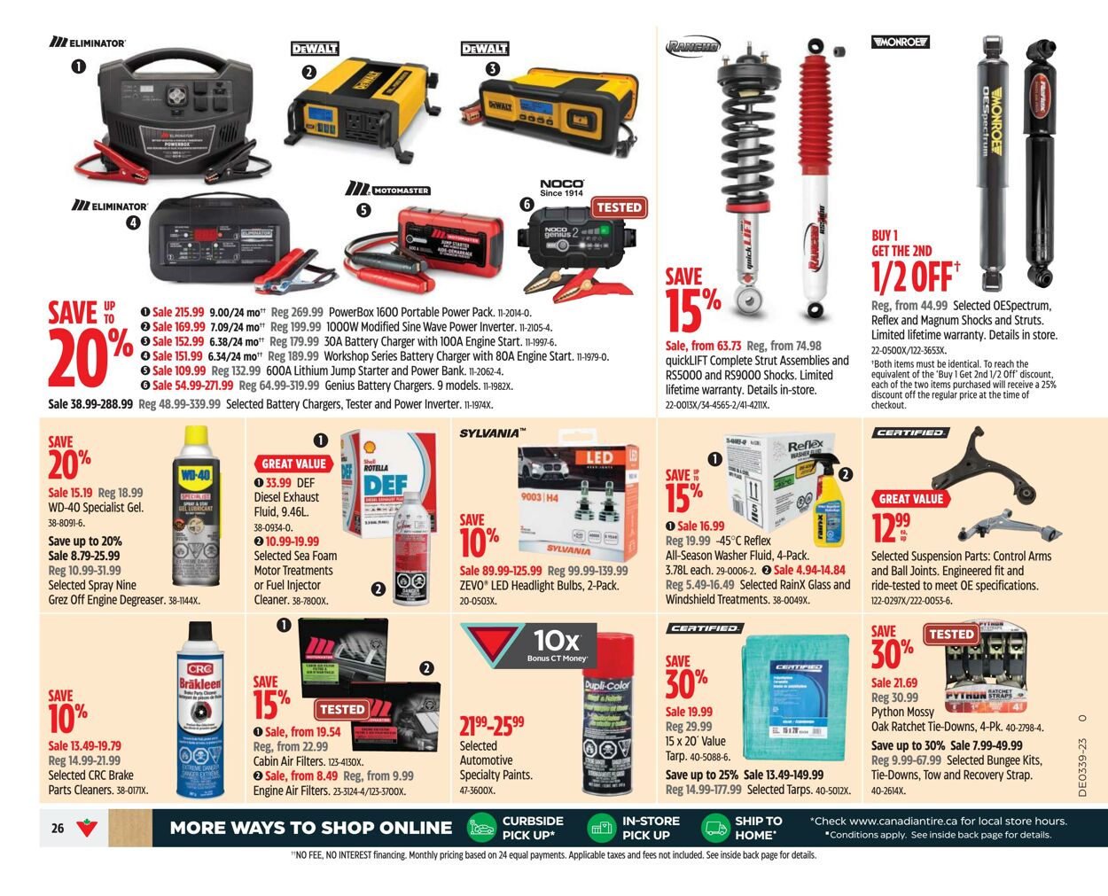 Flyer Canadian Tire 21.09.2023 - 27.09.2023