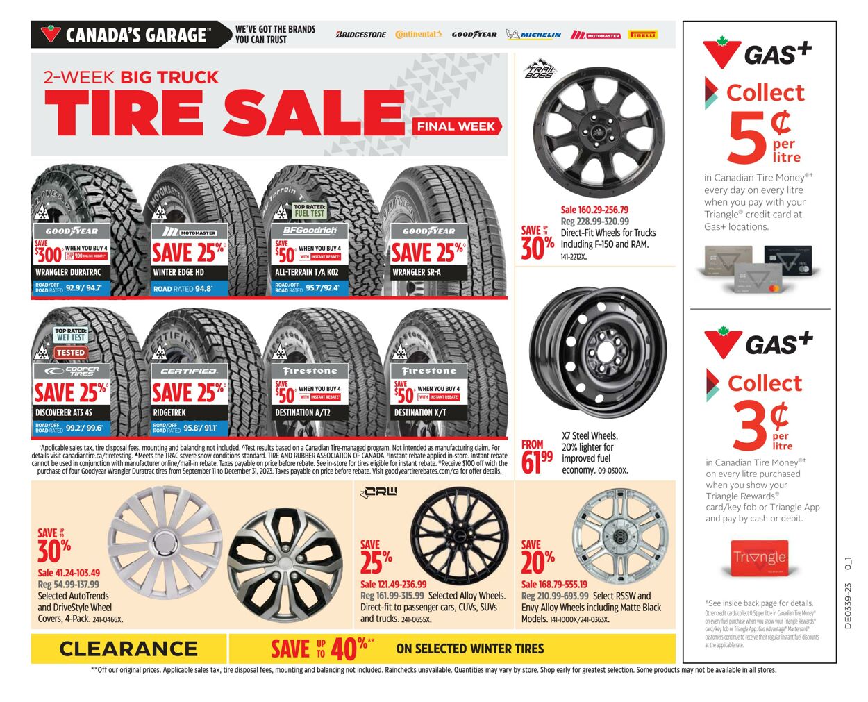 Flyer Canadian Tire 21.09.2023 - 27.09.2023