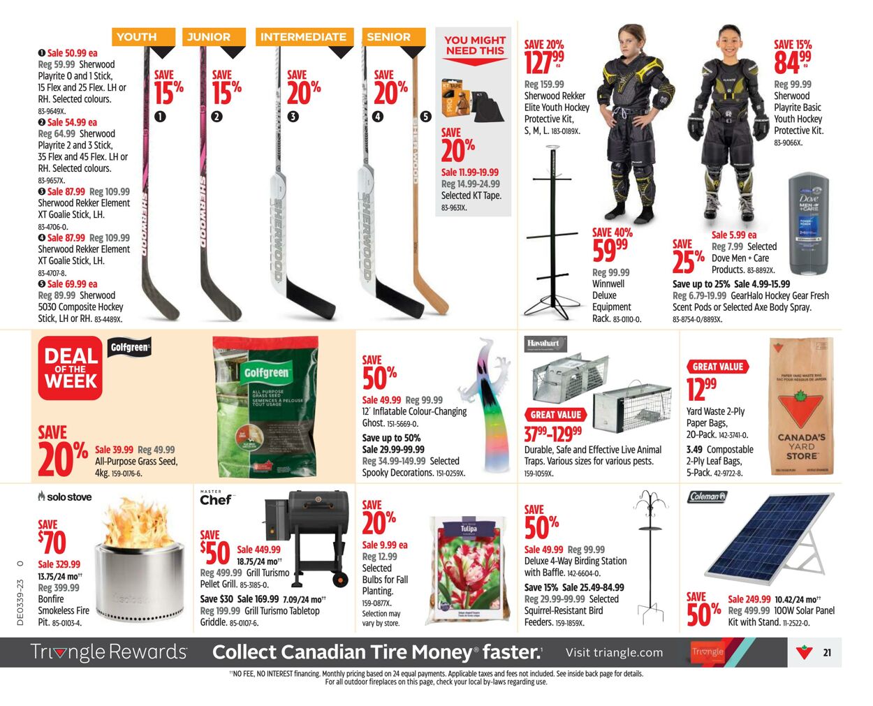 Flyer Canadian Tire 21.09.2023 - 27.09.2023