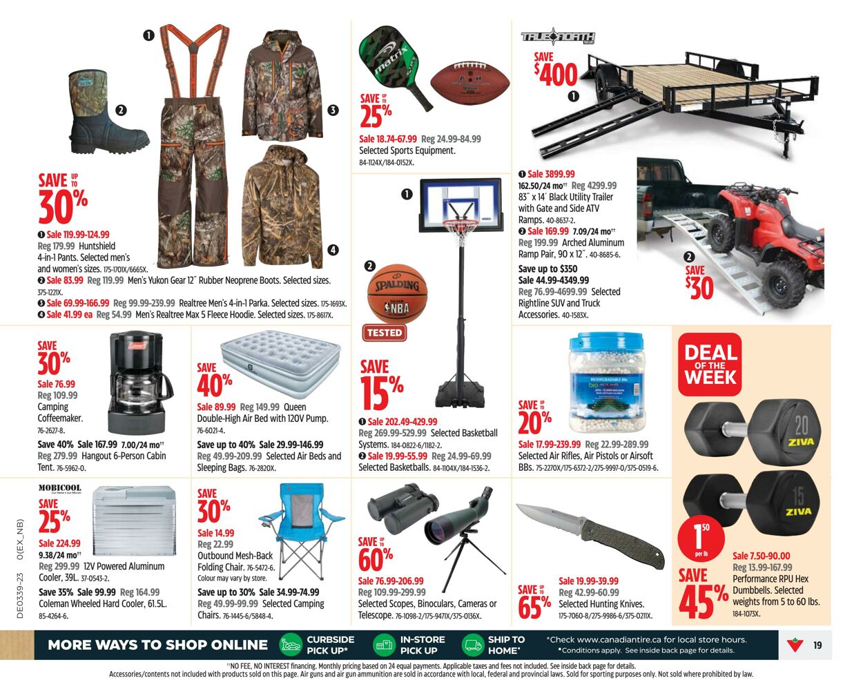 Flyer Canadian Tire 21.09.2023 - 27.09.2023