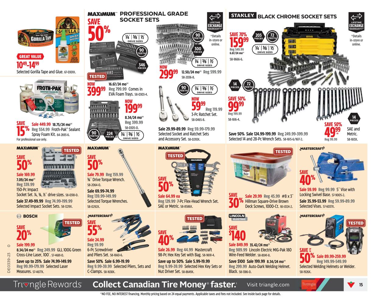 Flyer Canadian Tire 21.09.2023 - 27.09.2023