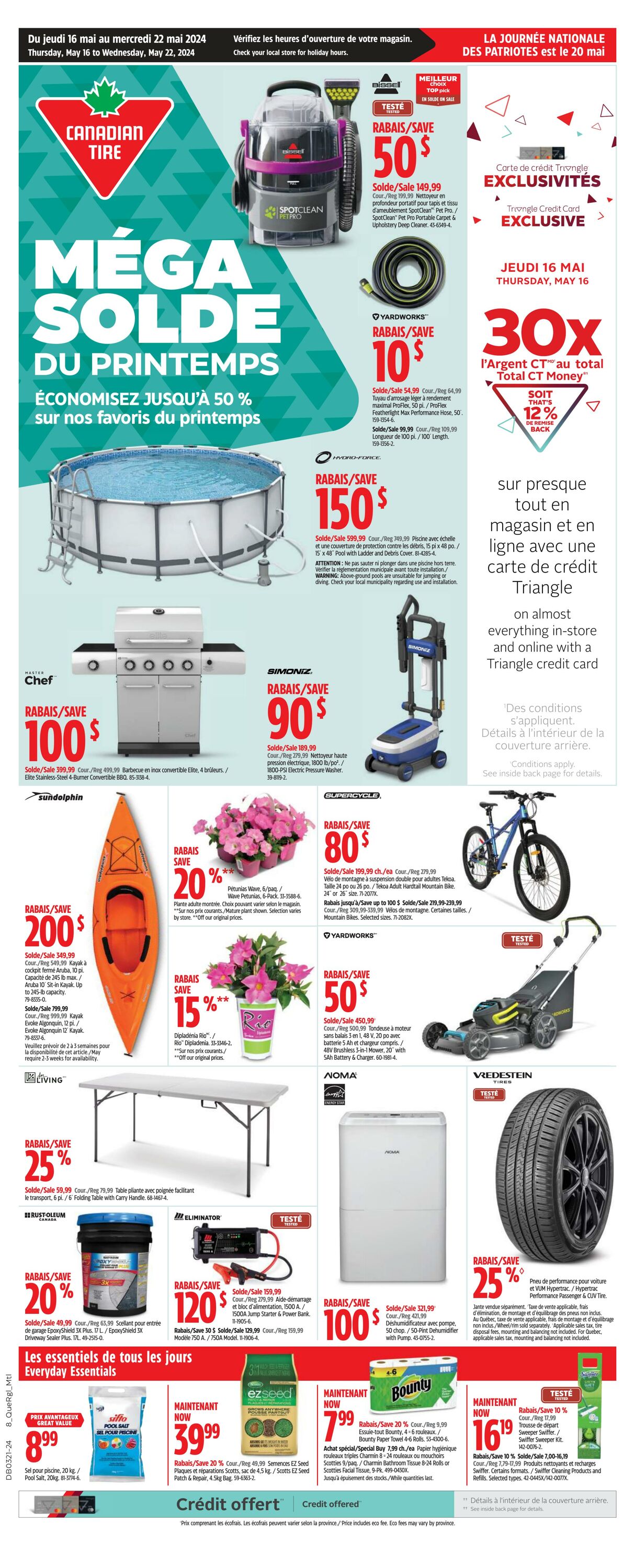 Flyer Canadian Tire - Canadian Tire 16 May 2024 - 23 May 2024