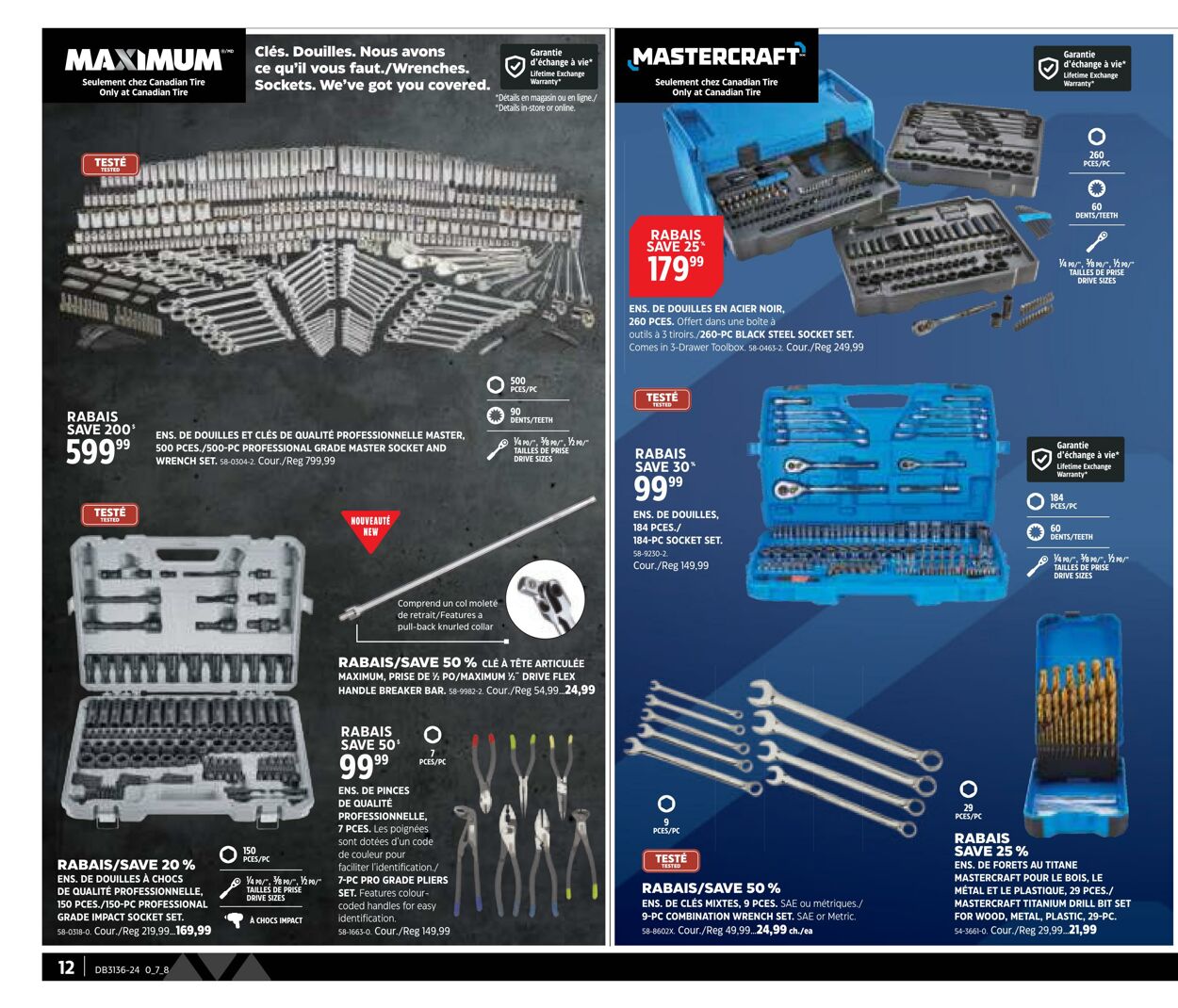 Flyer Canadian Tire 29.08.2024 - 18.09.2024