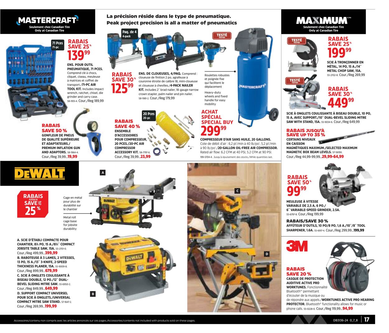 Flyer Canadian Tire 29.08.2024 - 18.09.2024