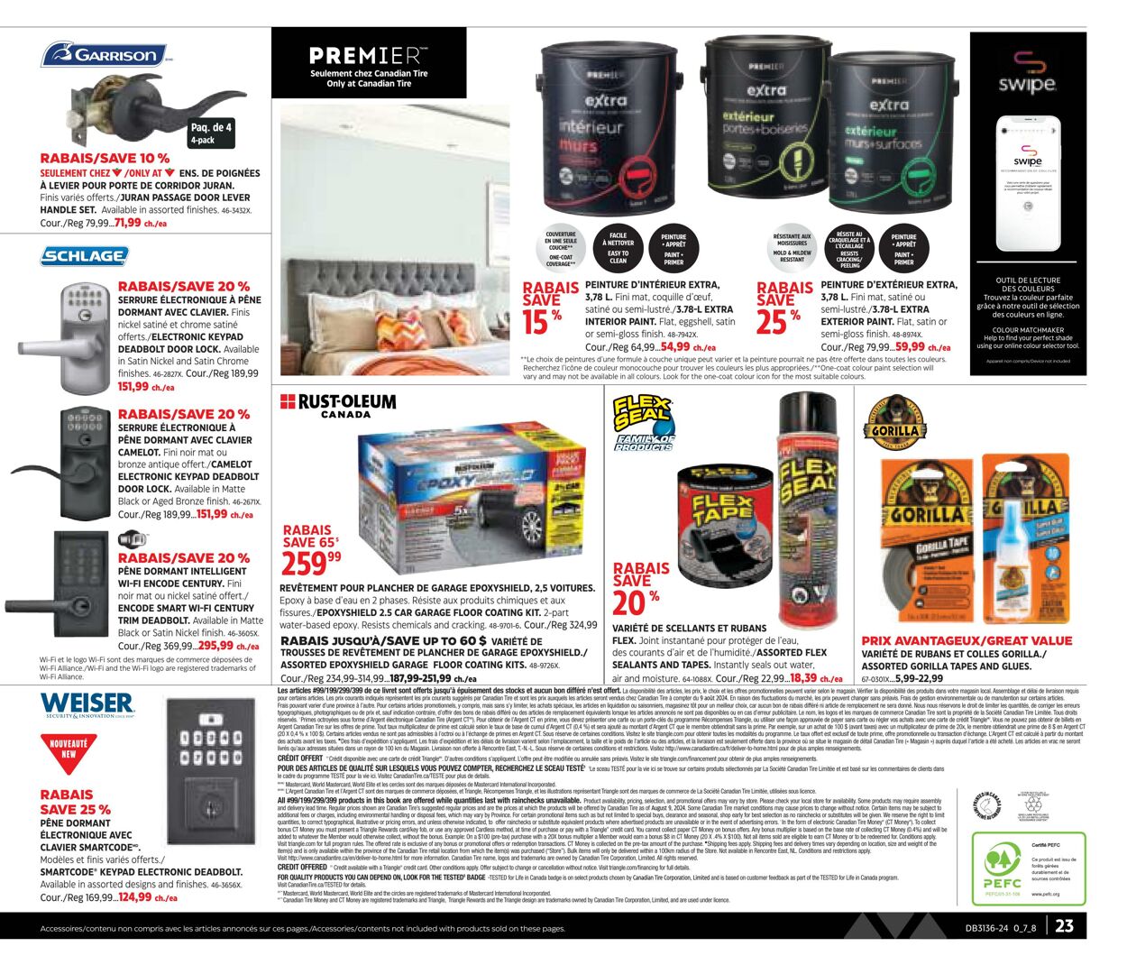 Flyer Canadian Tire 29.08.2024 - 18.09.2024