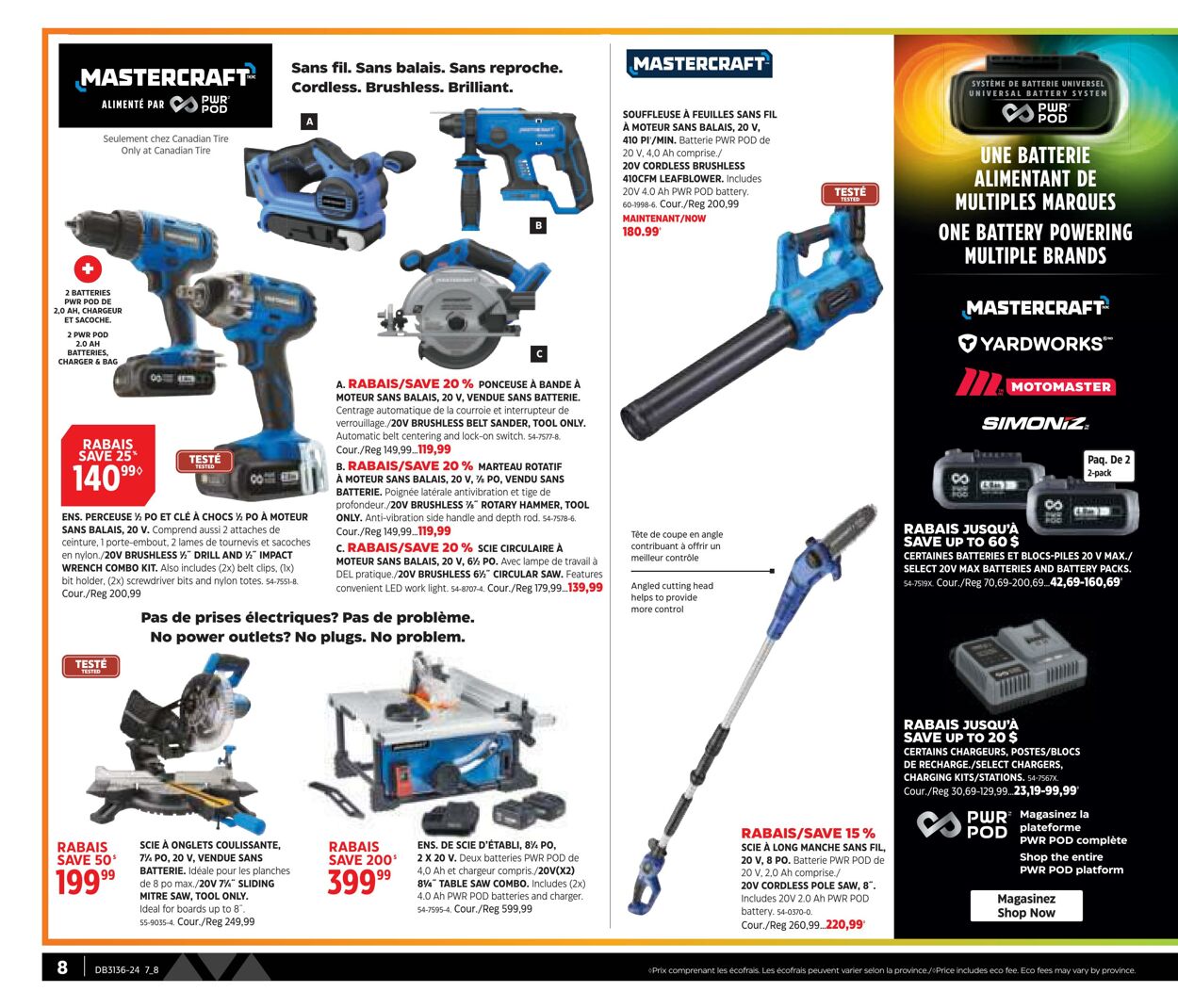 Flyer Canadian Tire 29.08.2024 - 18.09.2024