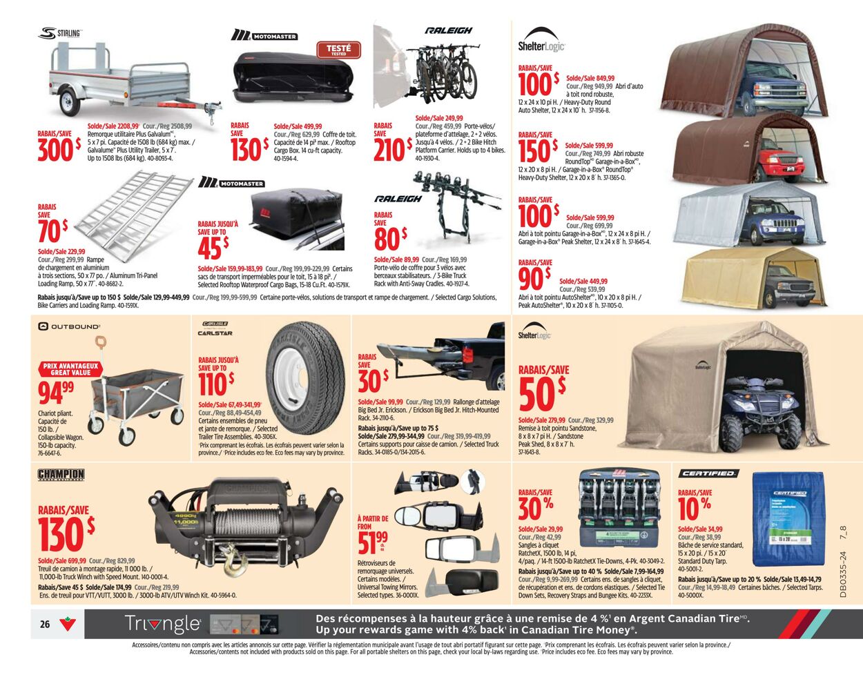 Flyer Canadian Tire 22.08.2024 - 28.08.2024