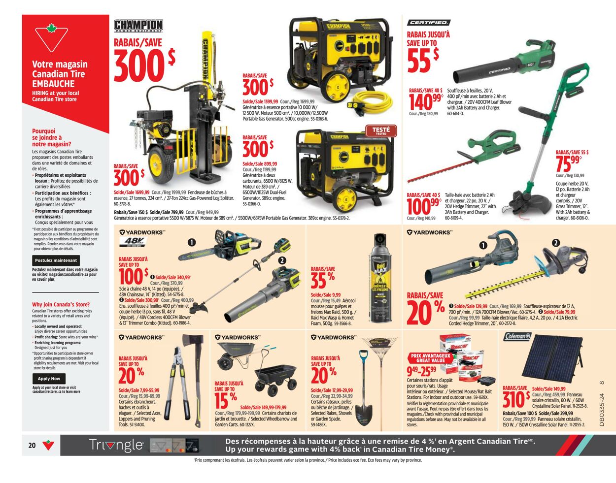 Flyer Canadian Tire 22.08.2024 - 28.08.2024