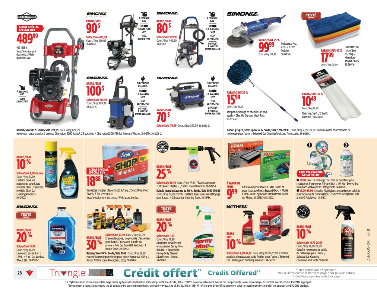 Flyer Canadian Tire 22.08.2024 - 28.08.2024