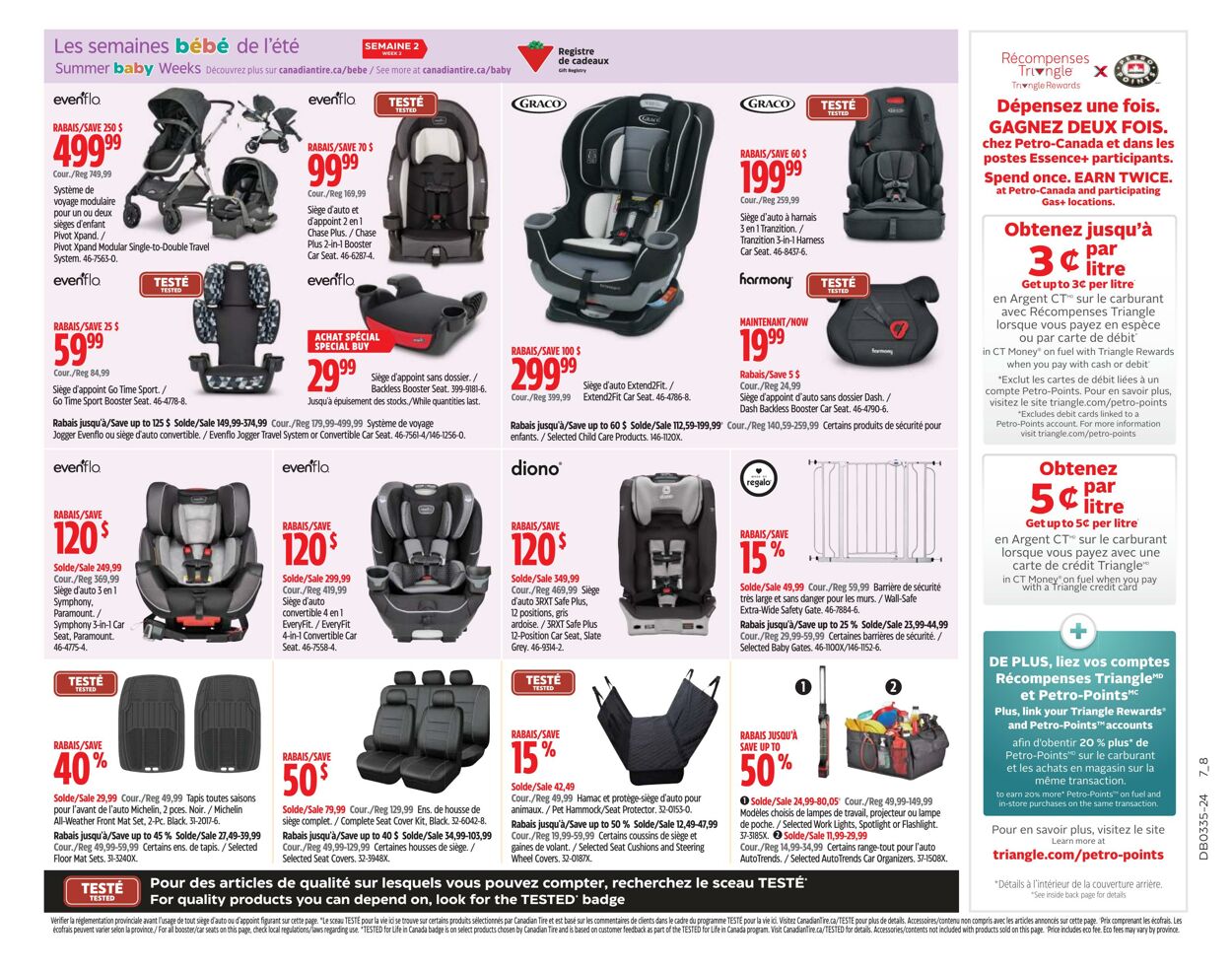 Flyer Canadian Tire 22.08.2024 - 28.08.2024