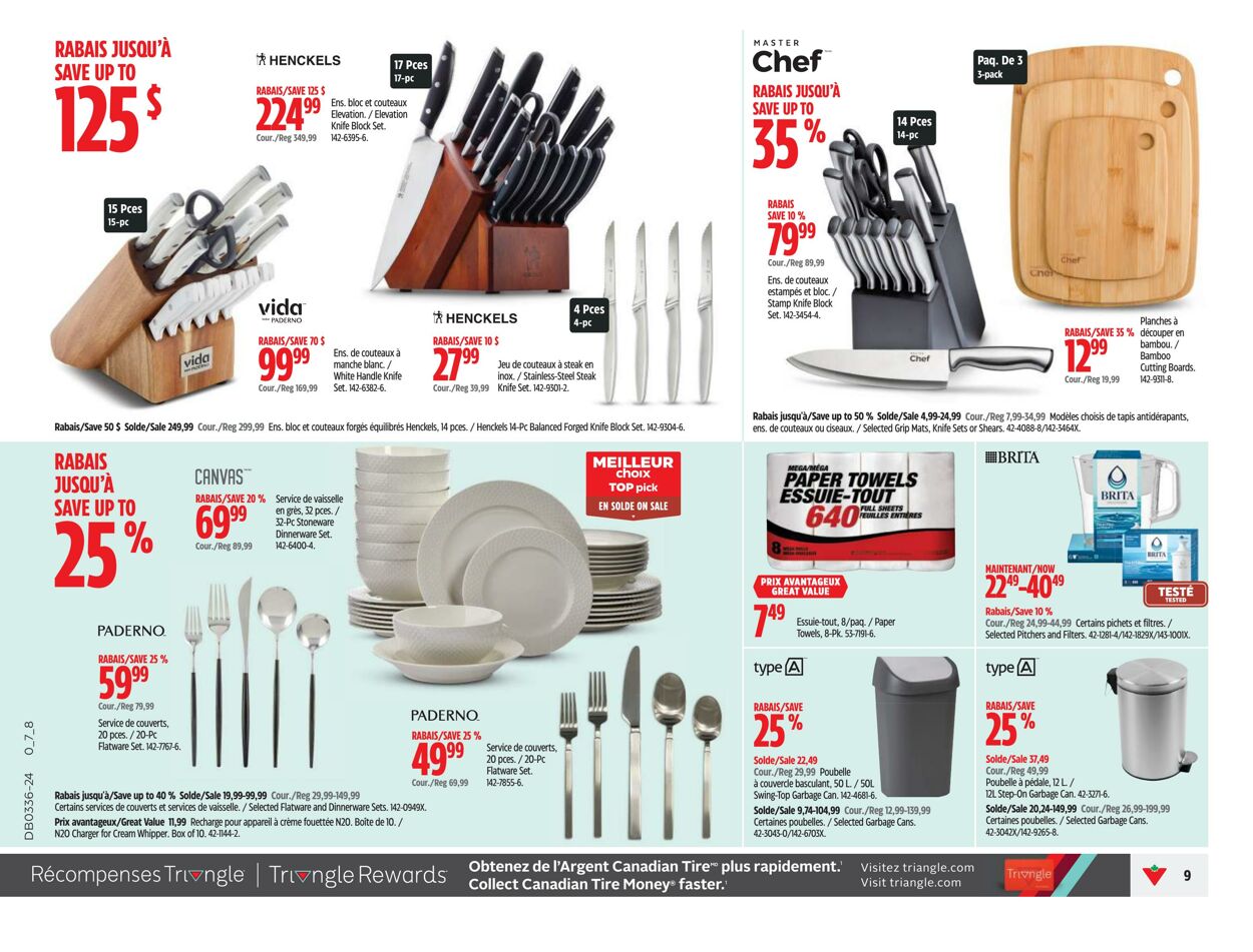 Flyer Canadian Tire 29.08.2024 - 04.09.2024