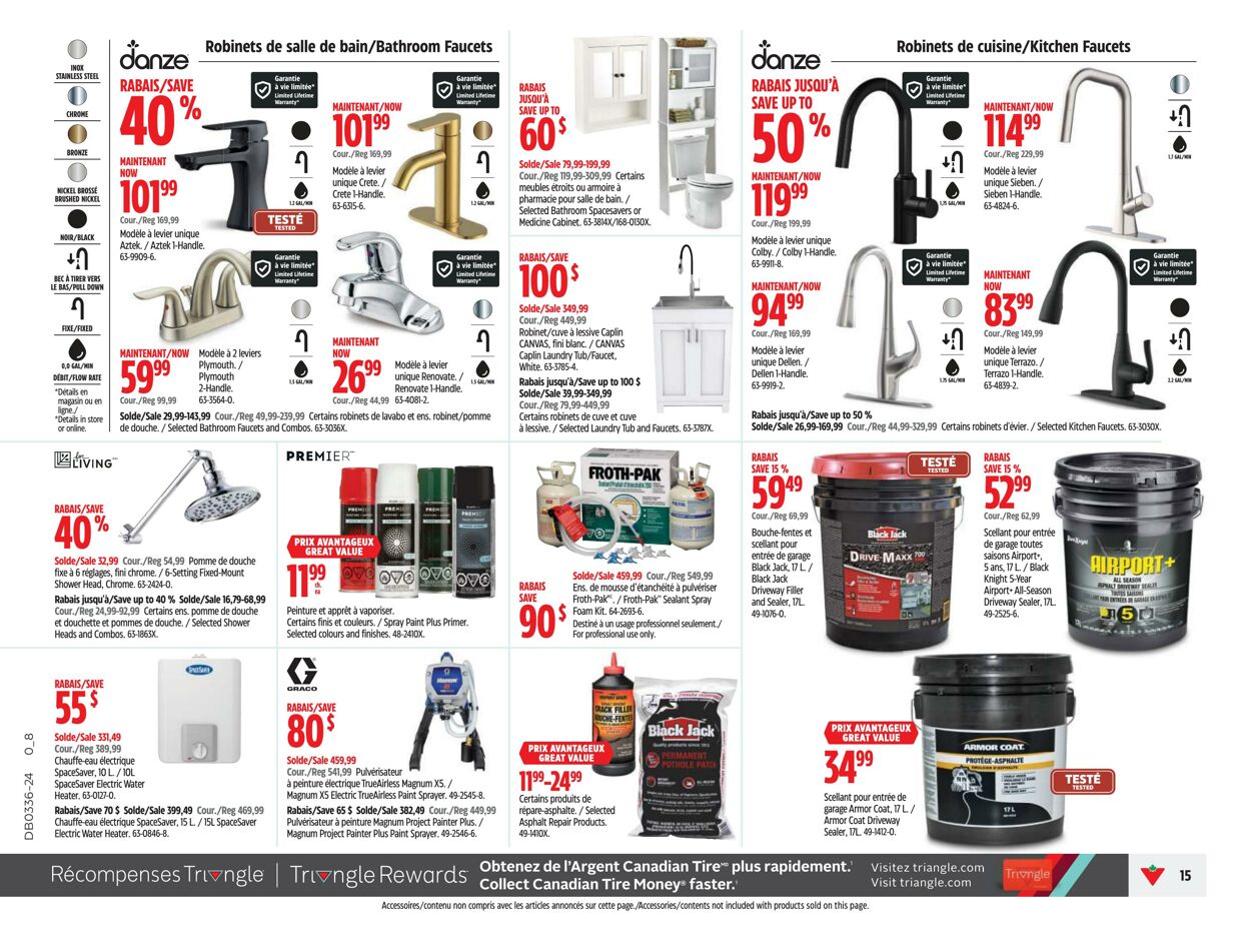 Flyer Canadian Tire 29.08.2024 - 04.09.2024