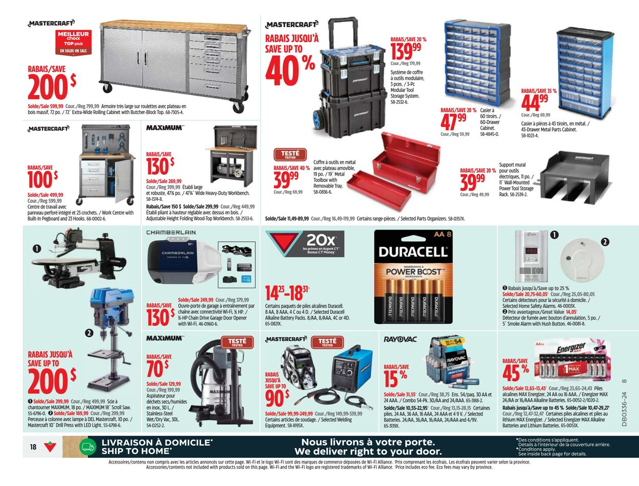 Flyer Canadian Tire 29.08.2024 - 04.09.2024