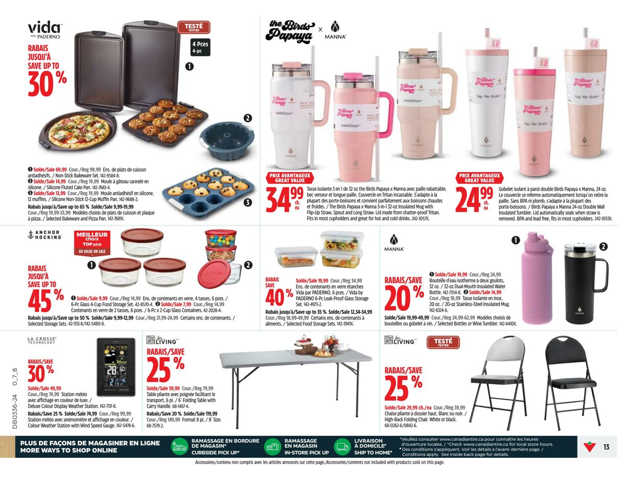 Flyer Canadian Tire 29.08.2024 - 04.09.2024