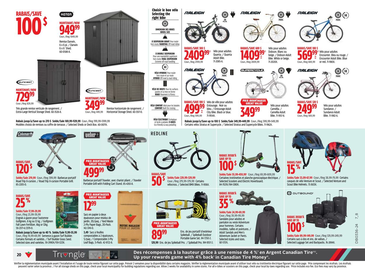 Flyer Canadian Tire 29.08.2024 - 04.09.2024